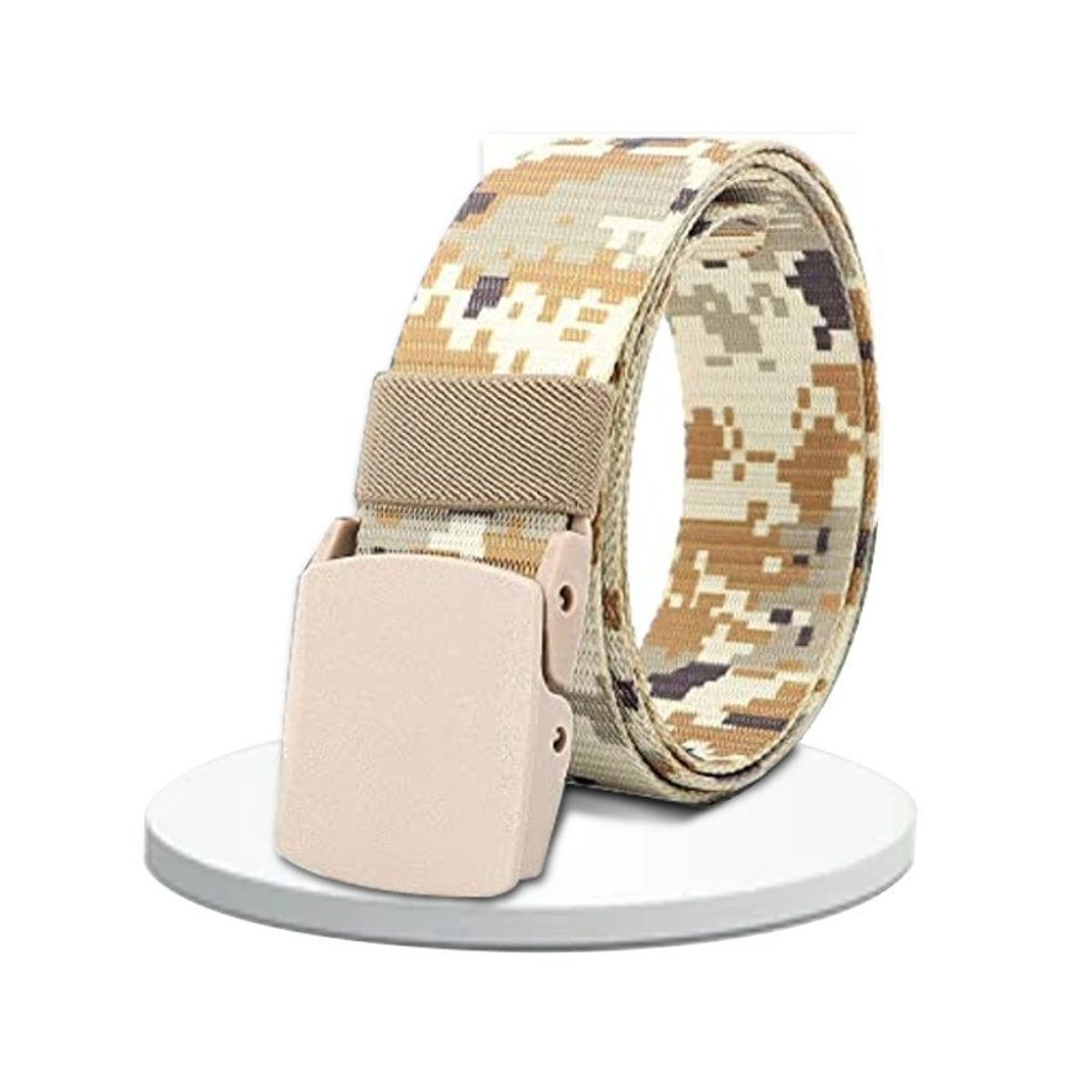 GENERICO - Cinturon Correas Camuflaje Unisex Jeans short Camuflada Ajustable