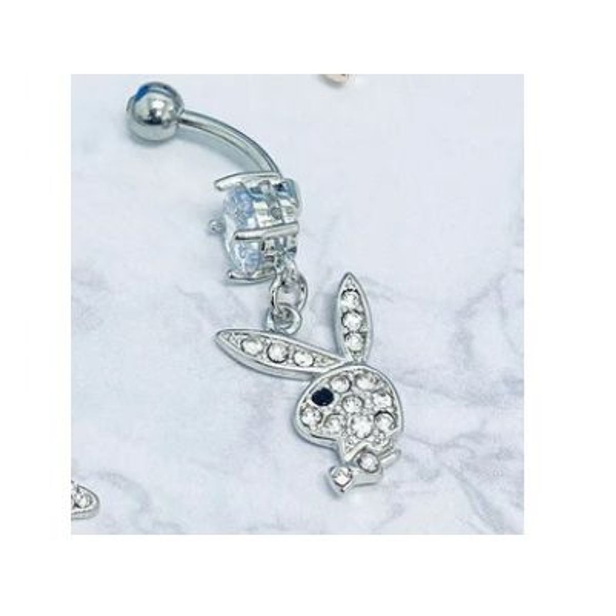 GENERICO - Piercing para ombligo - acero quirúrgico