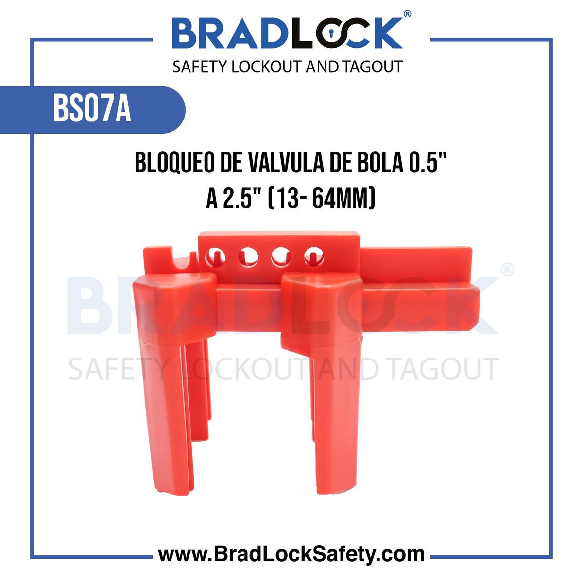BRADLOCK - Bloqueo de Válvula de Bola de 4 patas