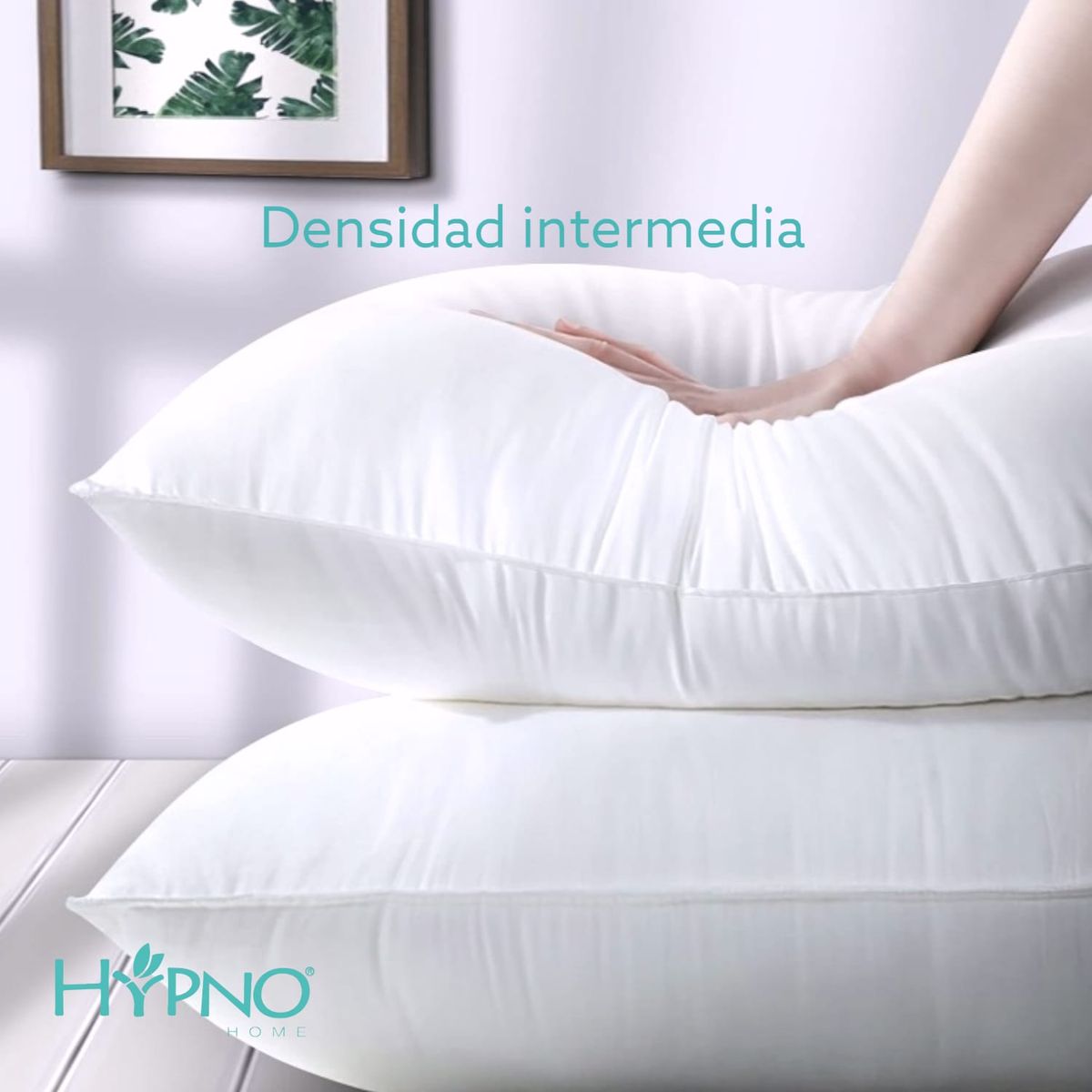 HYPNO HOME - Pack x3 Almohadas de Microfibra Siliconada 1200gr 50x70cm c/u