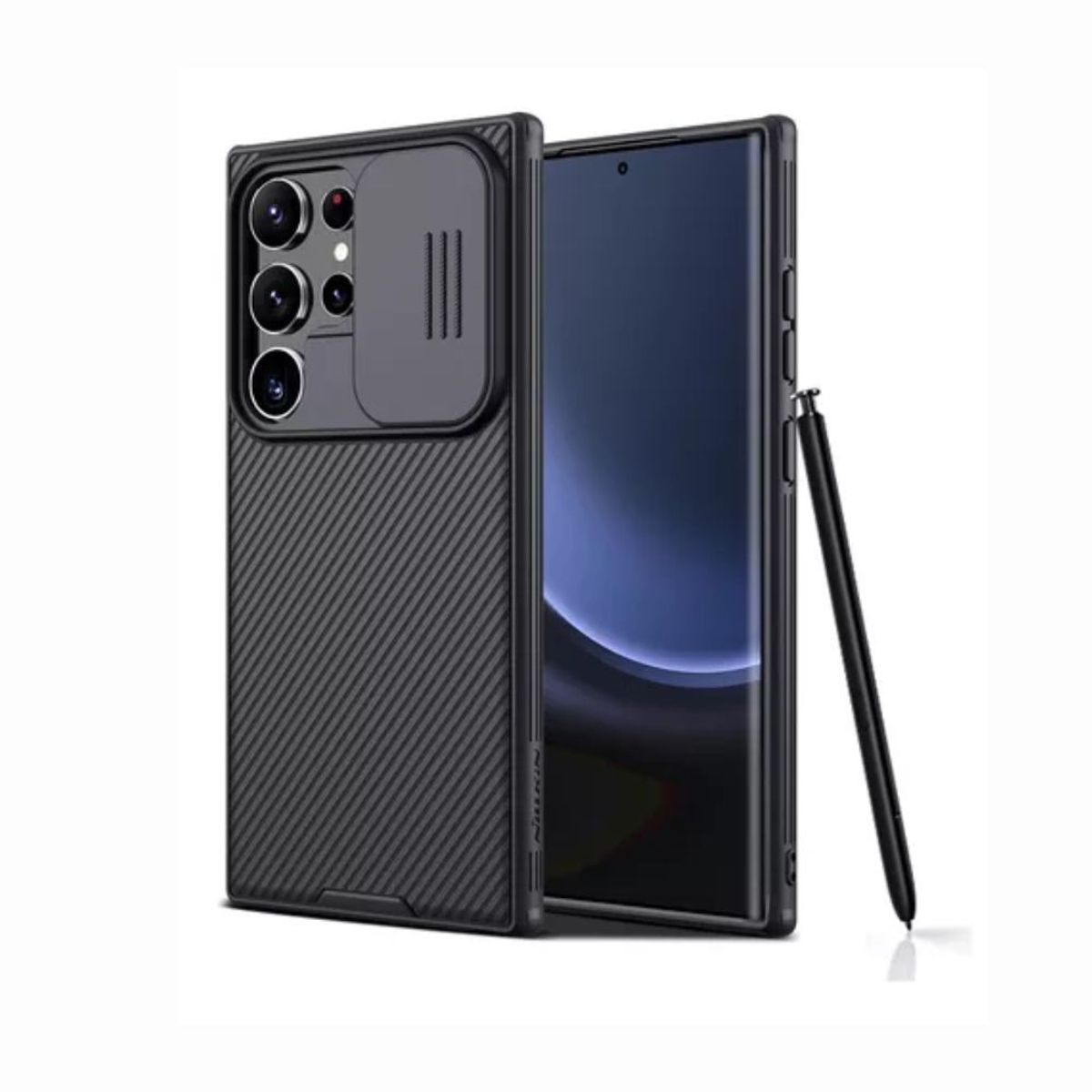 NILLKIN - Case Funda Para Samsung S24 Ultra Nillkin Camshield Pro Negro