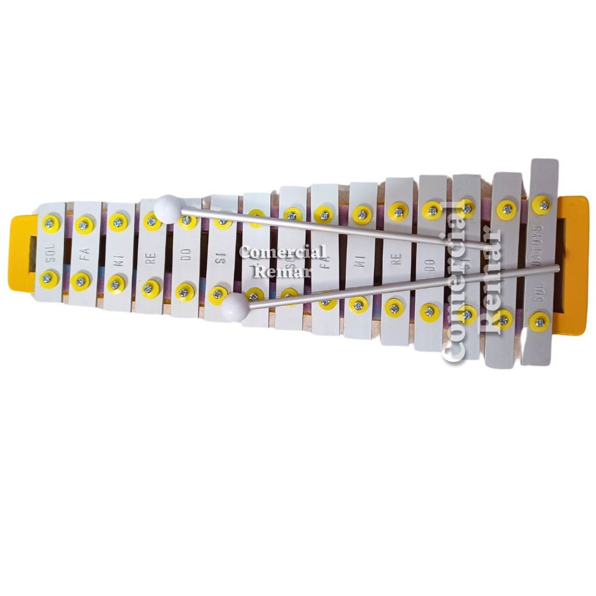 GENERICO - Instrumento Musical Xilófono de 15 Notas Amarillo