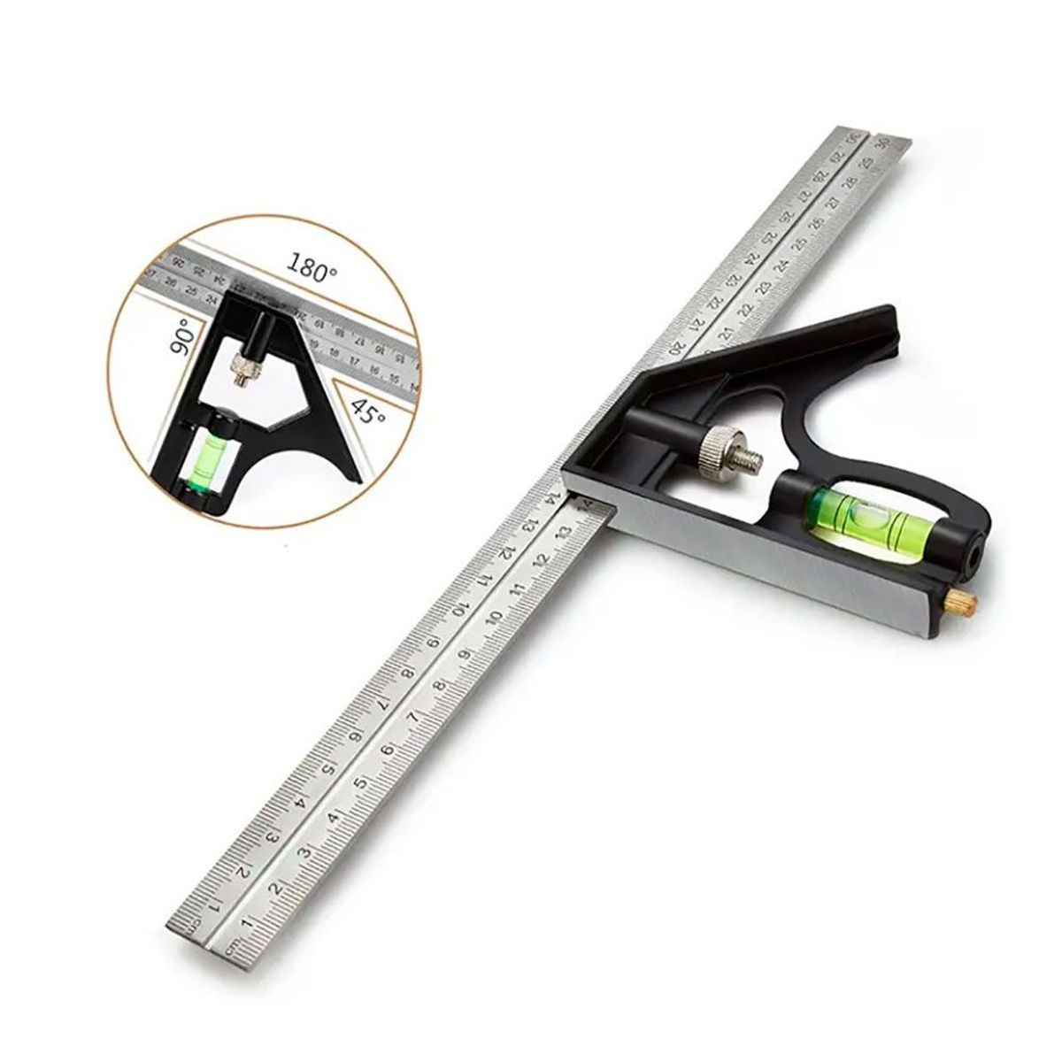 GENERICO - Escuadra de Combinación de 30cm