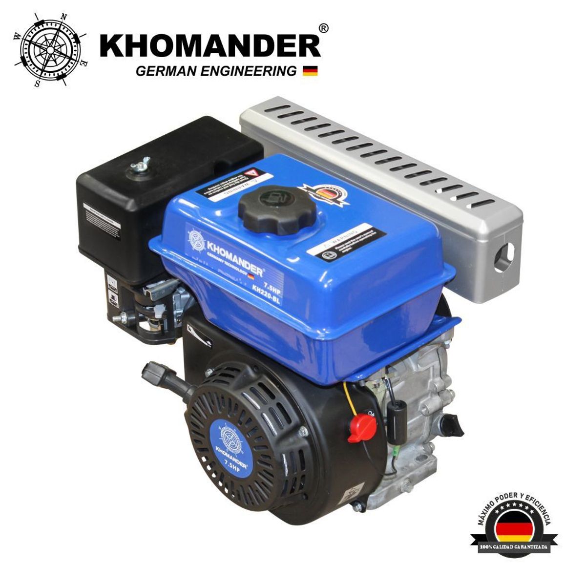 KHOMANDER - MOTOR GASOLINERO 7.5 HP AZUL - KHOMANDER