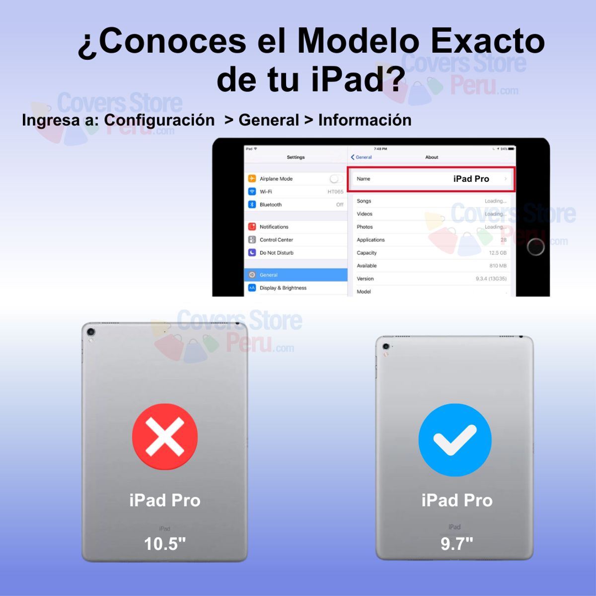 GENERICO - Funda para Ipad Pro 2 9 7" Imantada Azul Antishock