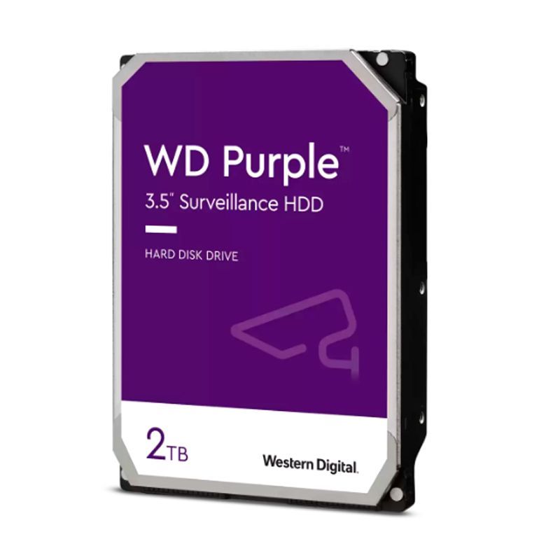 WESTERN DIGITAL - Disco Duro Interno 2 TB Western Digital WD Purple SATA