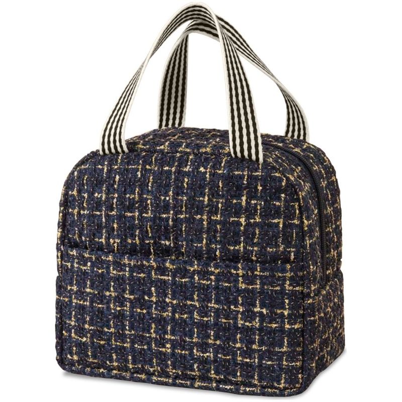 MINARI - Lonchera Térmica Bolsa de Almuerzo Impermeable Azul Oscuro V41