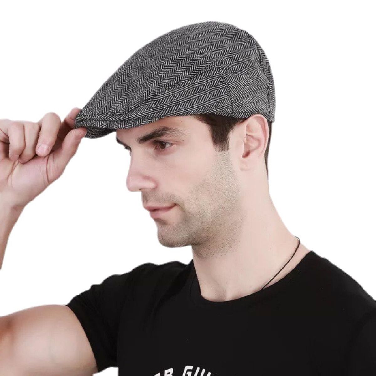 KAST PE - Boina Jooms sin correa Gris claro Talla M Gorra de Hombre Casual