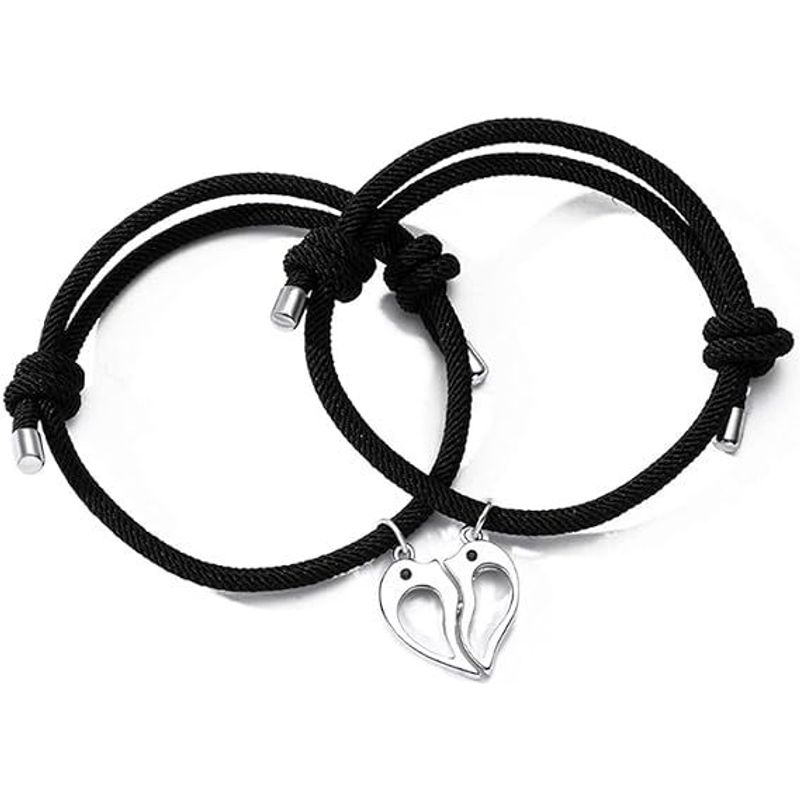 GENERICO - Pulsera brazalete en forma de corazón imantada