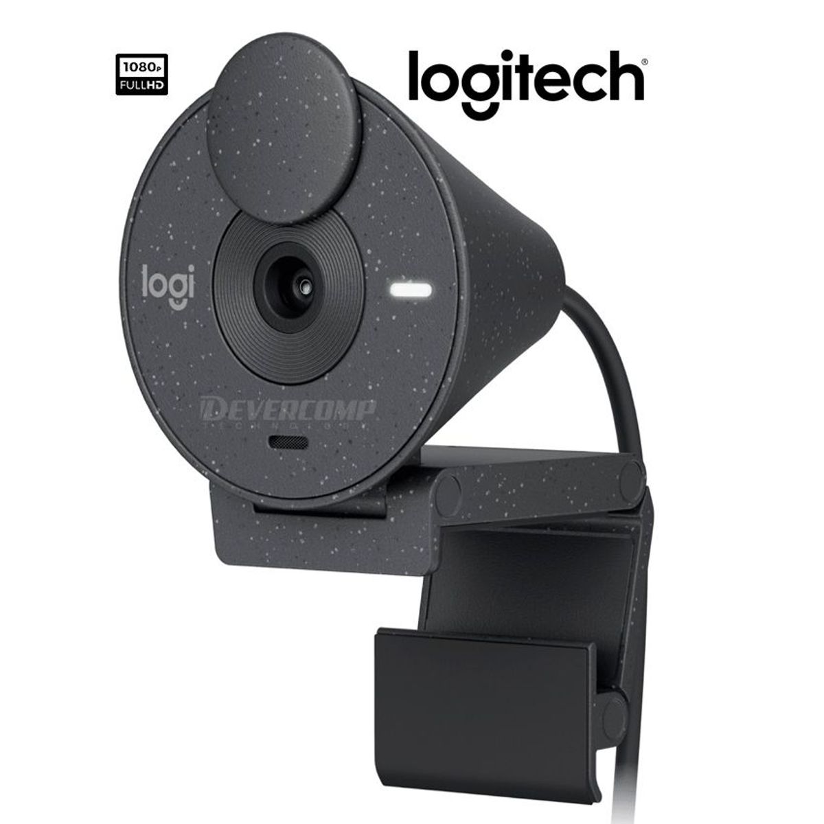 LOGITECH - Camara Logitech Brio 300 FHD 1080P USB-C Black