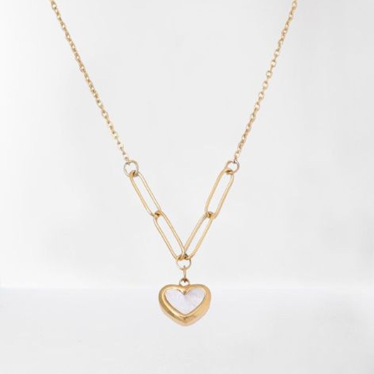 GENERICO - COLLAR CORAZÒN ESLABON