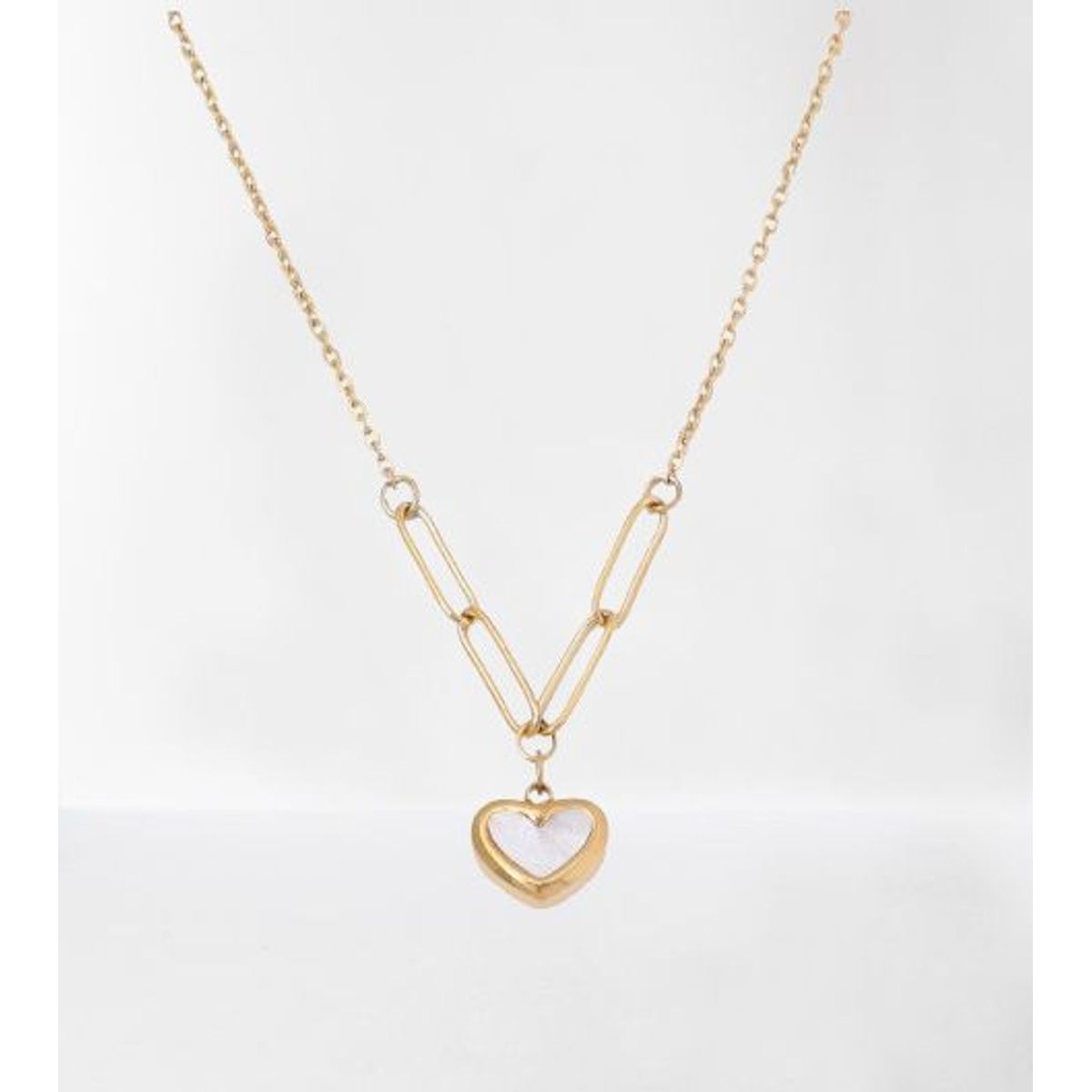 GENERICO - COLLAR CORAZÒN ESLABON