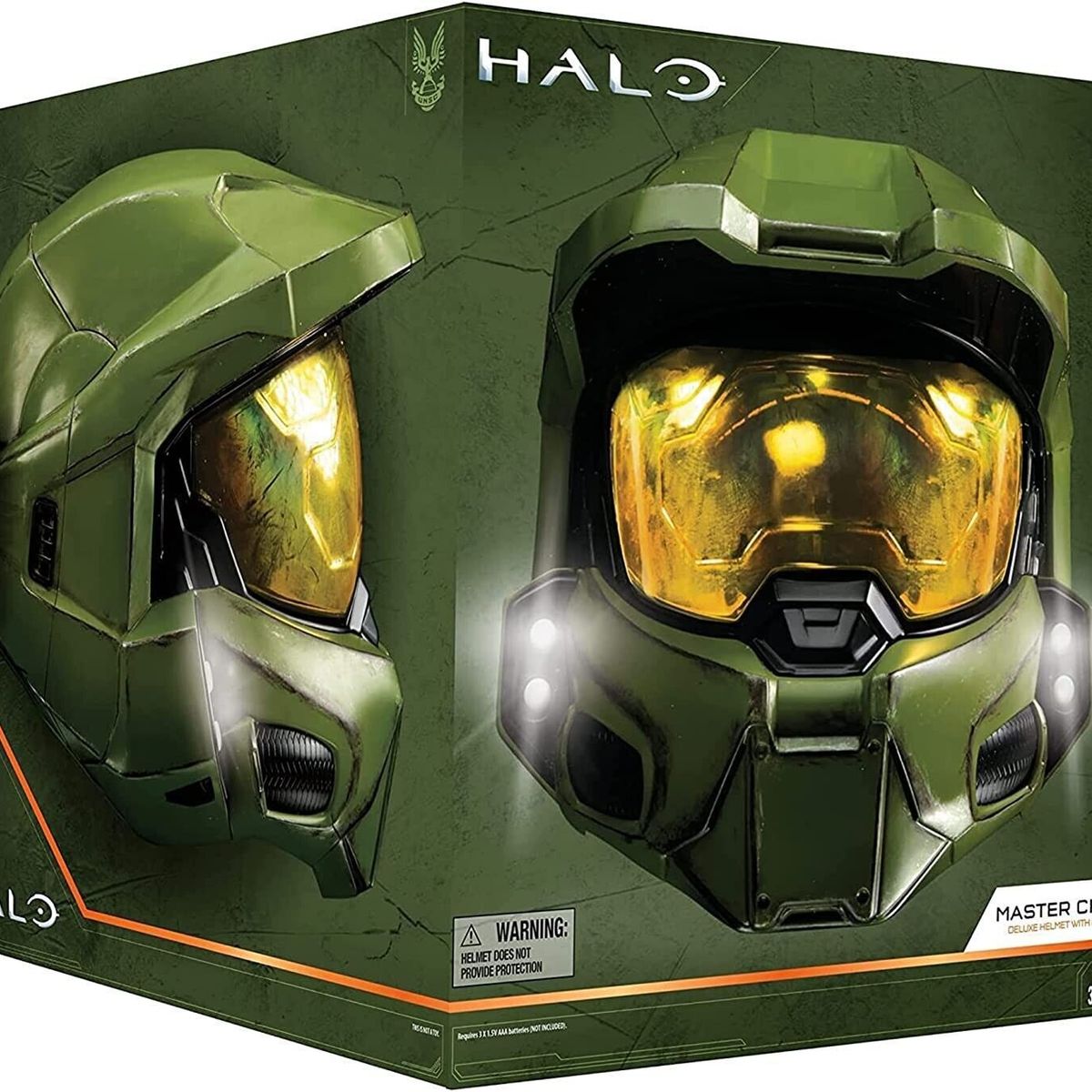 JAZWARES - Halo Master Chief - Casco de Lujo con Soporte