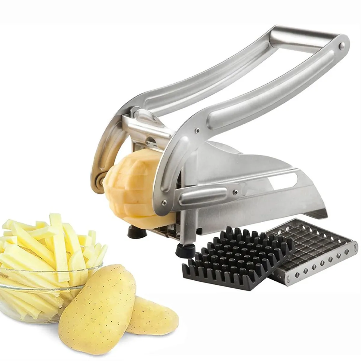 MINARI - Cortador Picador de Papas Fritas y Verduras 2 Cuchillas 324C