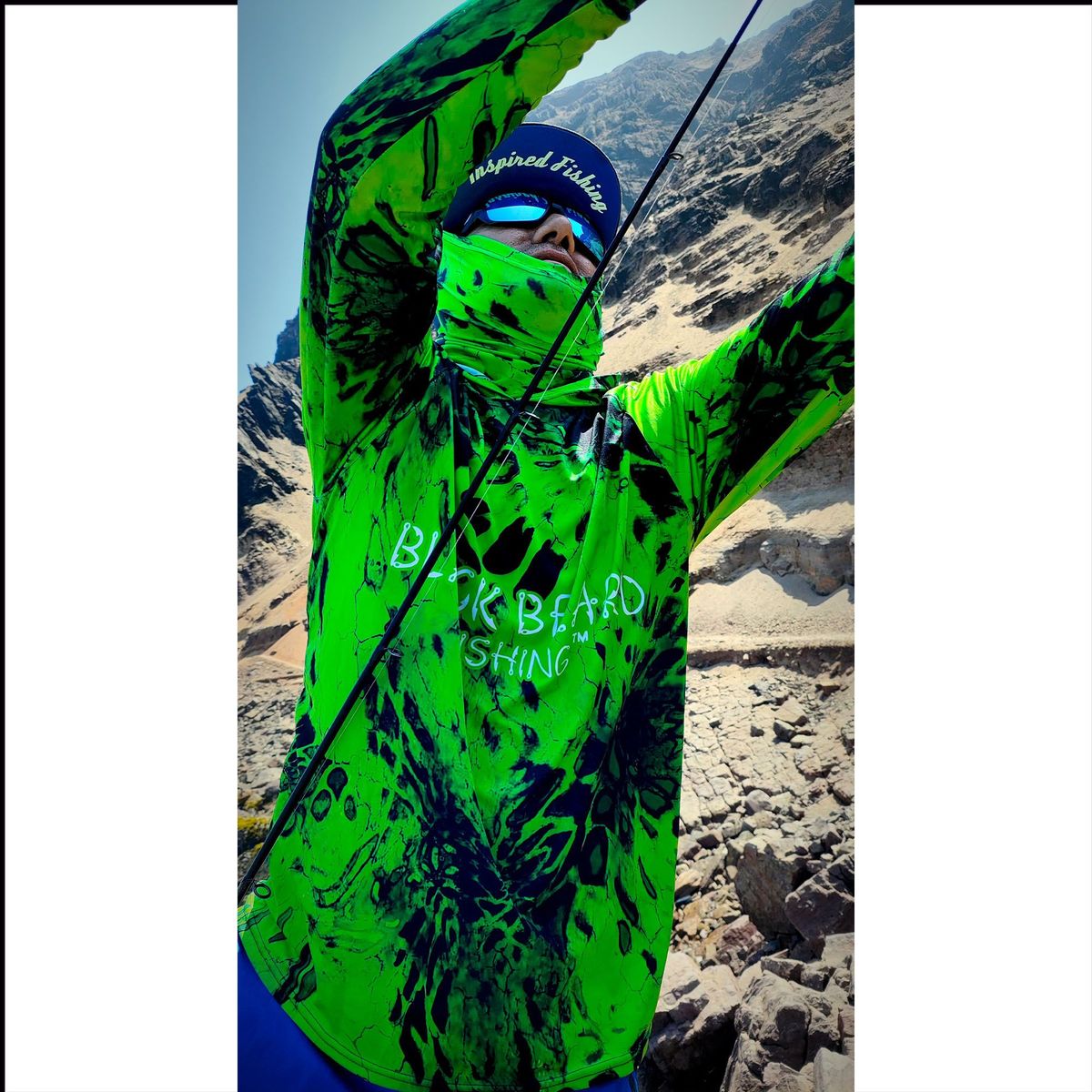 GENERICO - Polo UV Protección solar CAMO GREEN