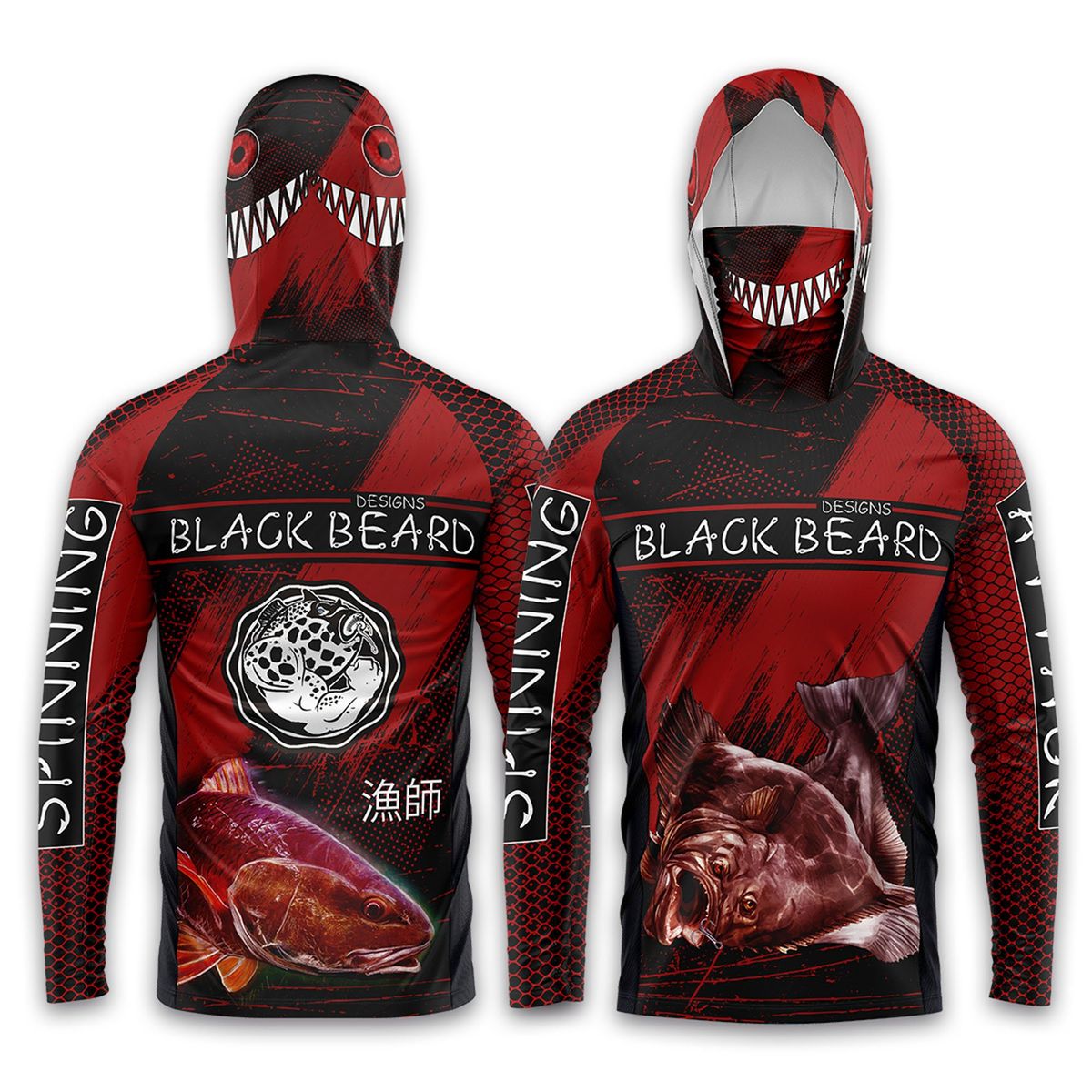 GENERICO - Polo UV Protección solar Red Fish