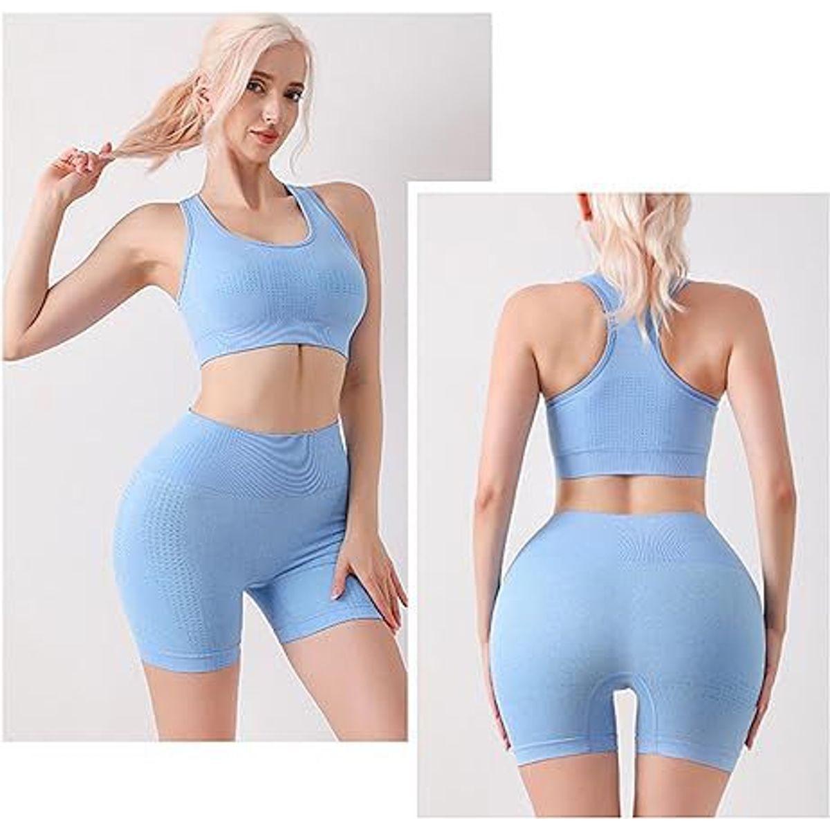 GENERICO - CONJUNTO SHORT PUSH UP Y TOP