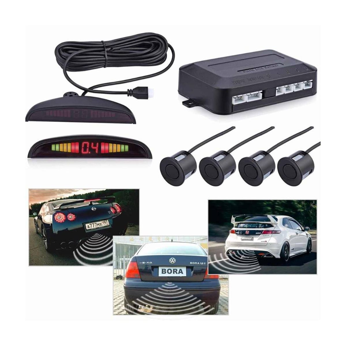 OEM - Kit de 4 Sensor de Aparcamiento Radar de Retroceso