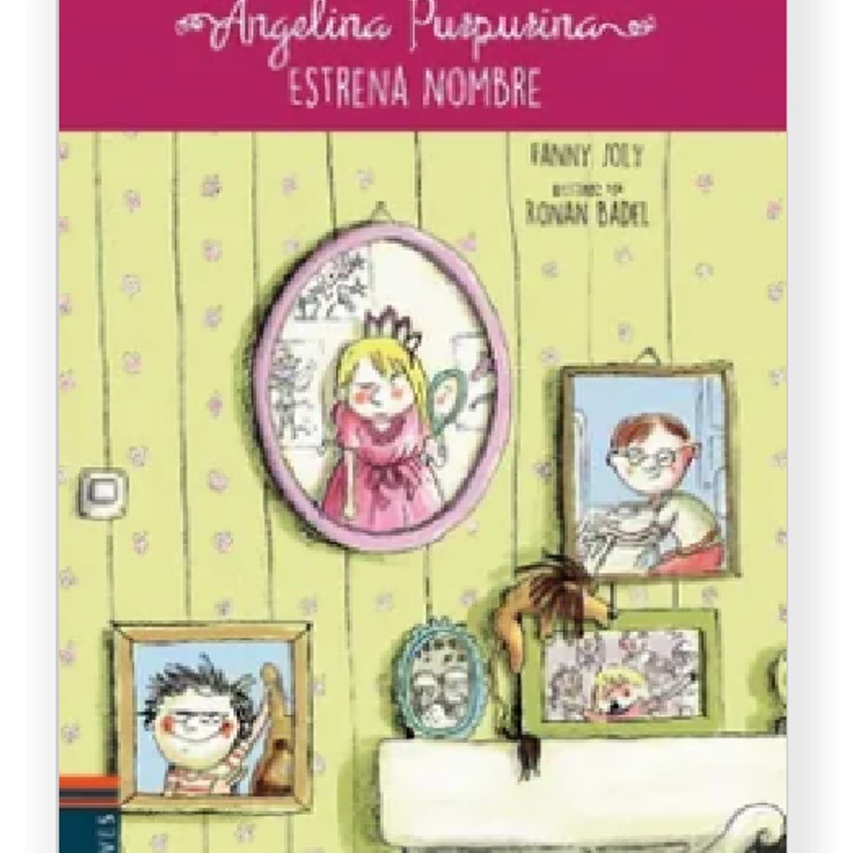 GENERICO - Libro Infantil Angelina Purpurina Estrena Nombre