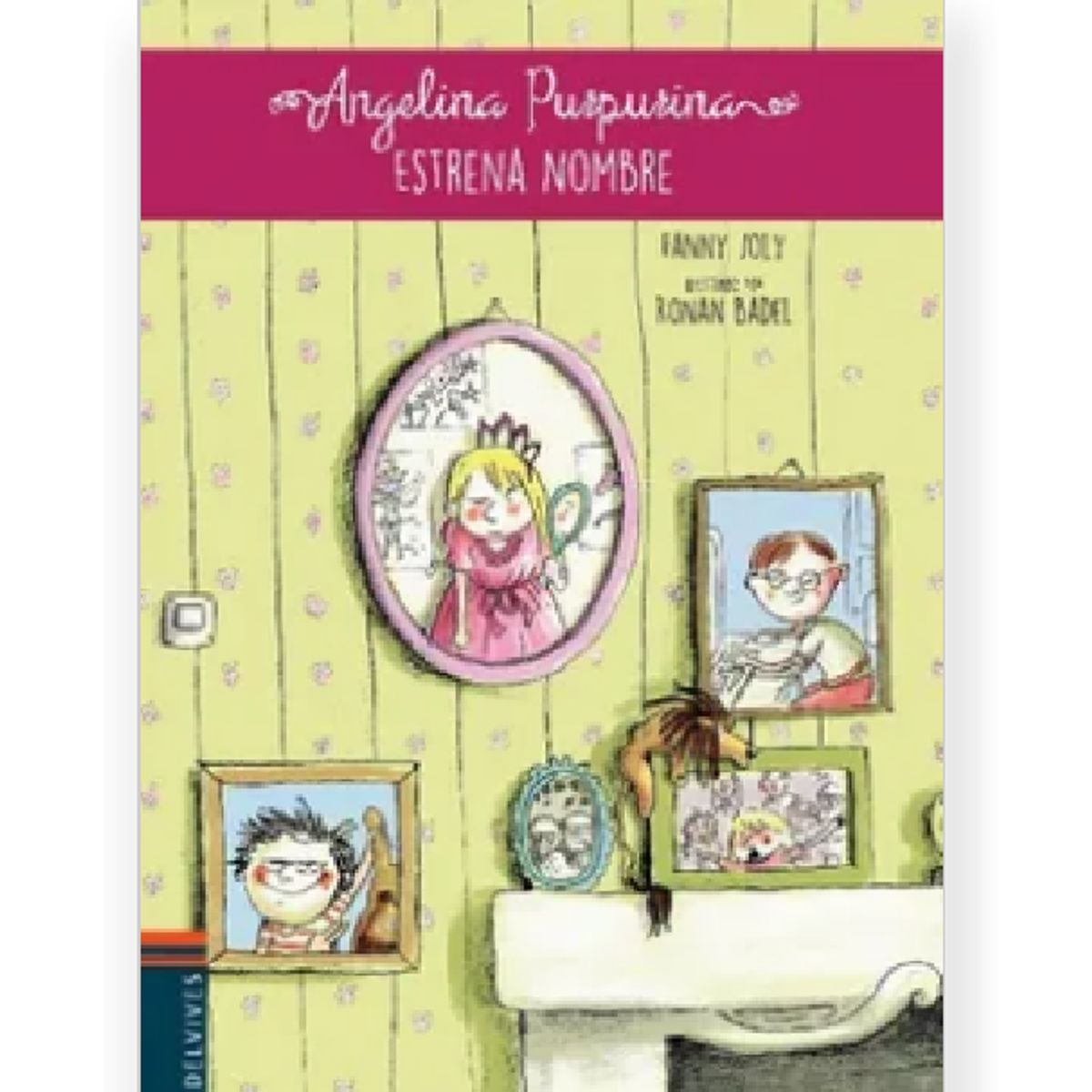 GENERICO - Libro Infantil Angelina Purpurina Estrena Nombre