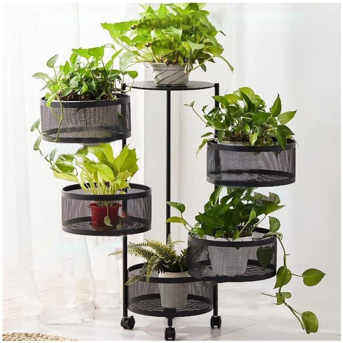 MINARI - Estante Organizador de Macetas Floreros Decorativos Elegante R75