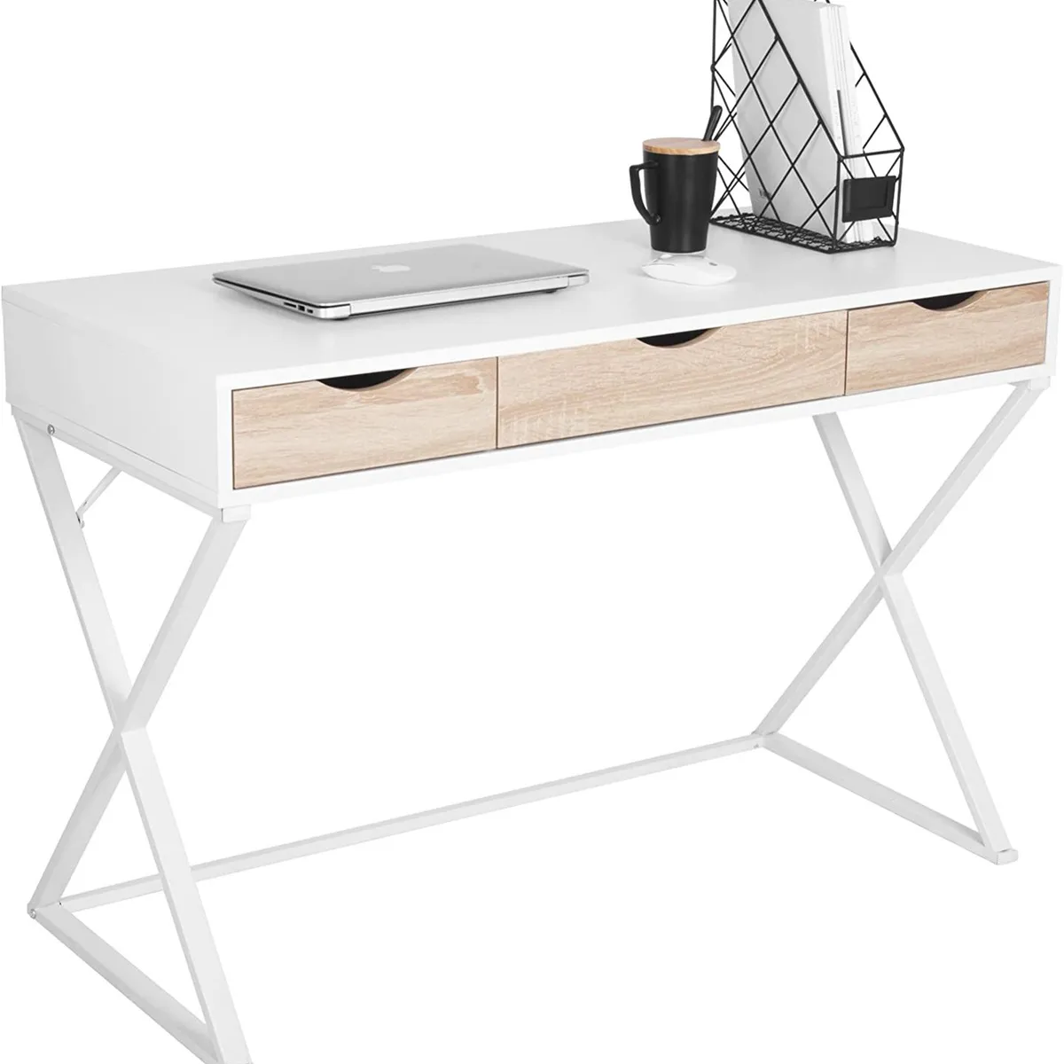 TU MESITA - Escritorio Nórdico Rondon 110cm Blanco TU MESITA