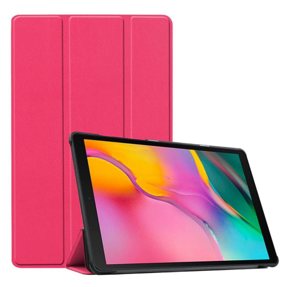 GENERICO - Funda para Samsung S7 11" - T870 Imantada Fucsia Antishock