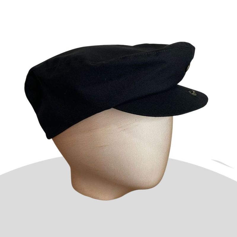 KAST PE - Boina Gorra Hombre Nation Gabardina Clásica - Negro - Talla L