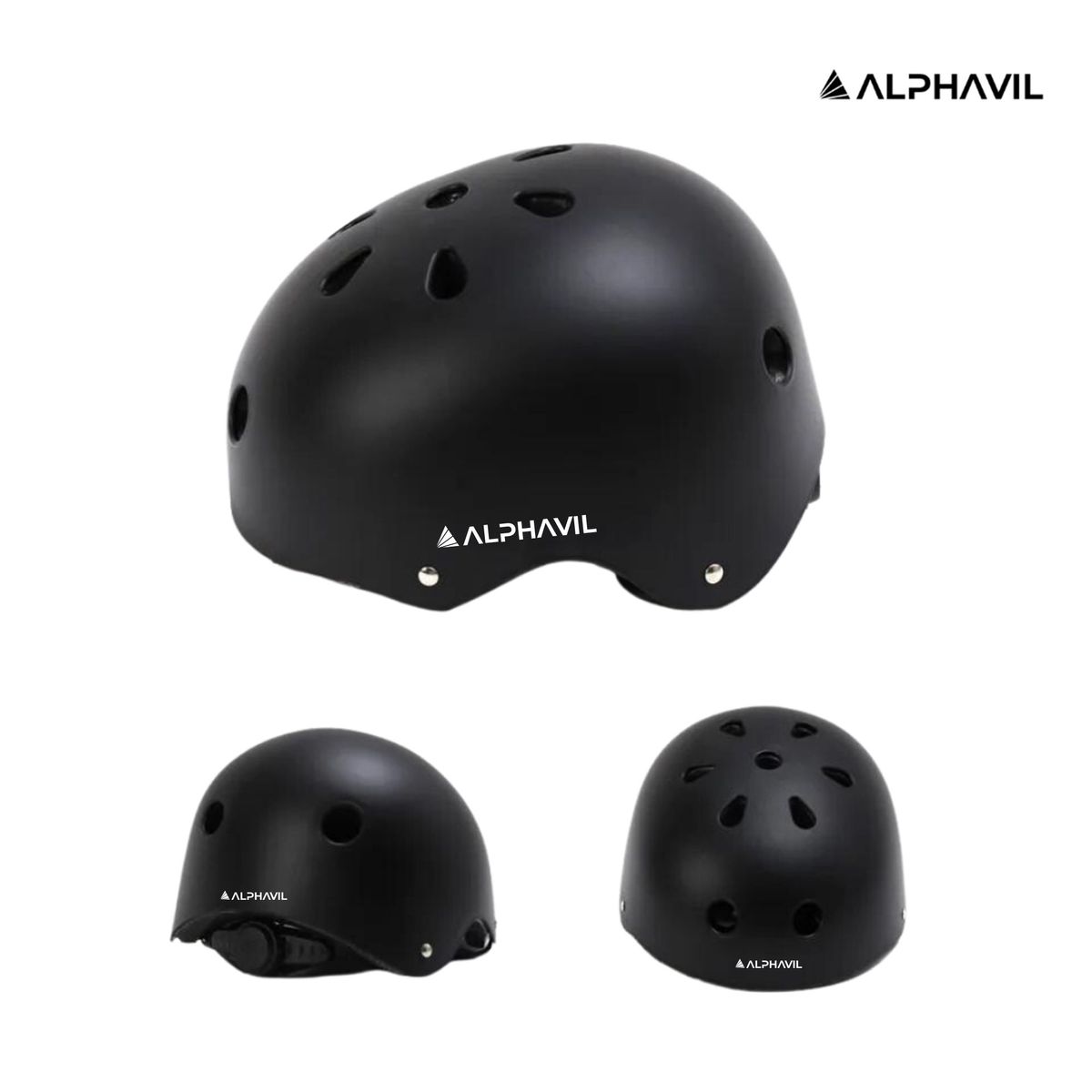 ALPHAVIL - Casco para Bicicleta Road X1 Alphavil ADB200013 Negro
