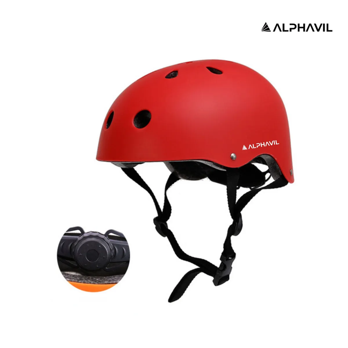 ALPHAVIL - Casco para Bicicleta Road X1 Alphavil ADB200014 Rojo