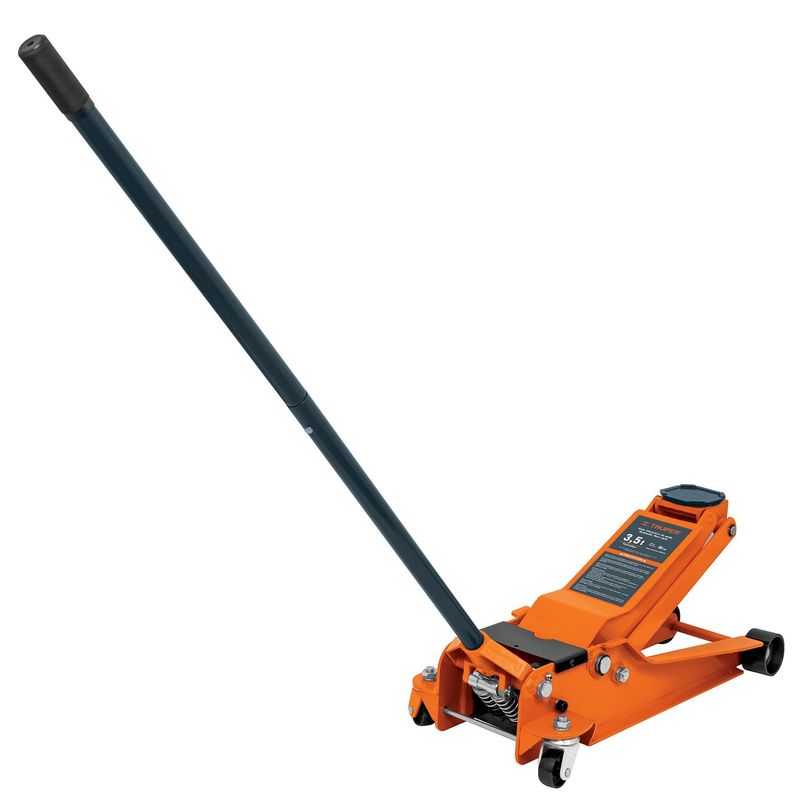 TRUPER - Gato hidráulico profesional de patín 3.5 toneladas, elevación rápida