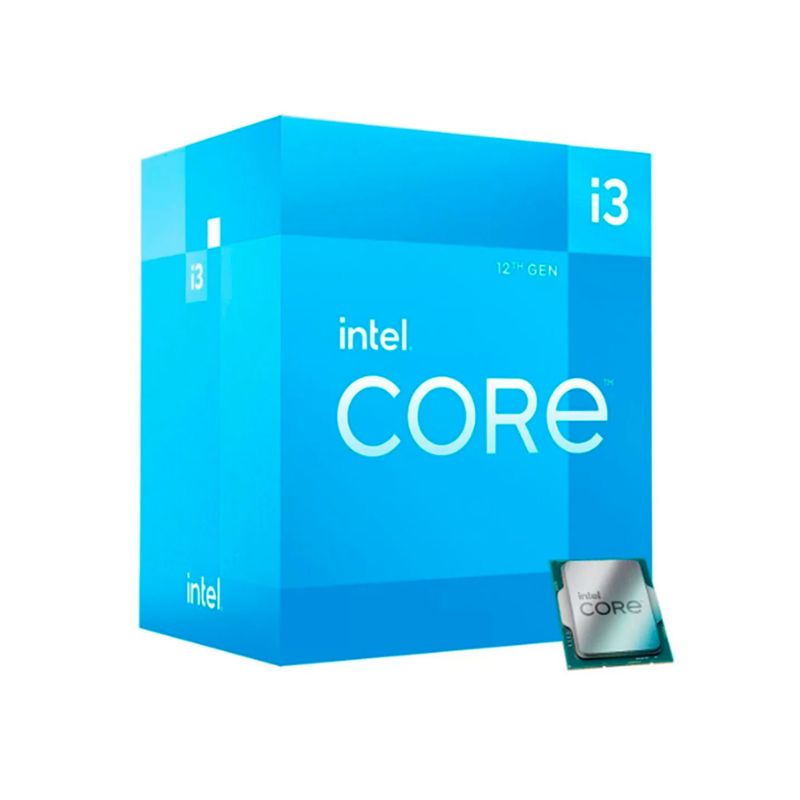 INTEL - PROCESADOR INTEL CORE I3 12100 3.3 GHZ 12MB LGA1700 P/N: BX8071512100