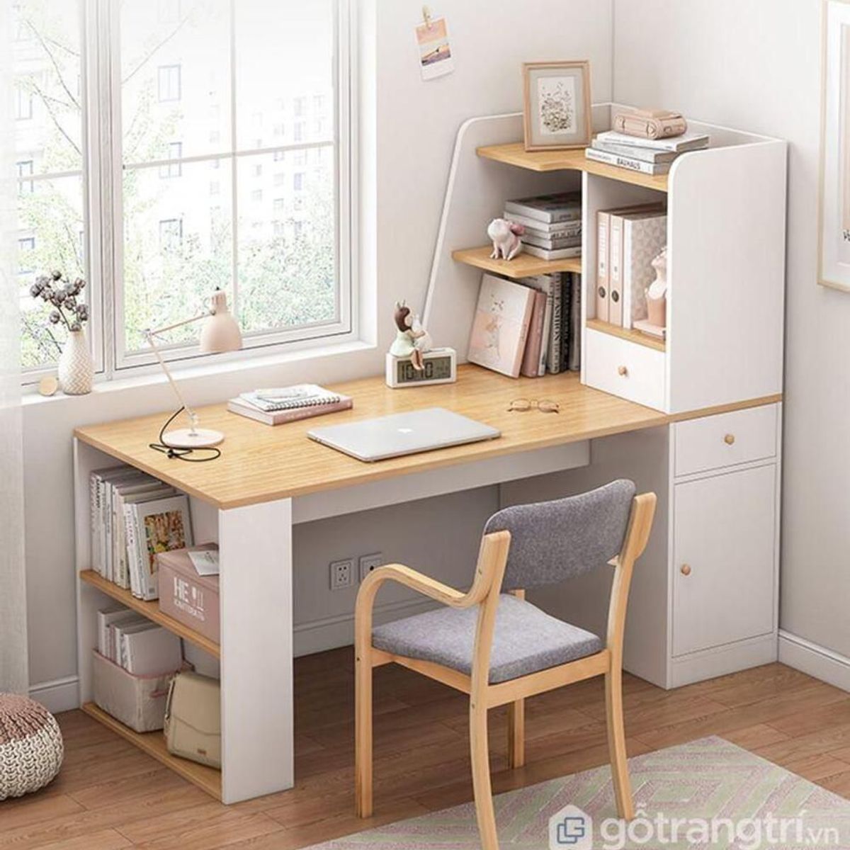 TU MESITA - Escritorio Vintage Rovegno Color BlancoDuna TU MESITA