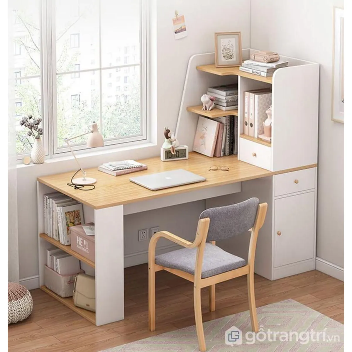 TU MESITA - Escritorio Vintage Rovegno Color BlancoDuna TU MESITA