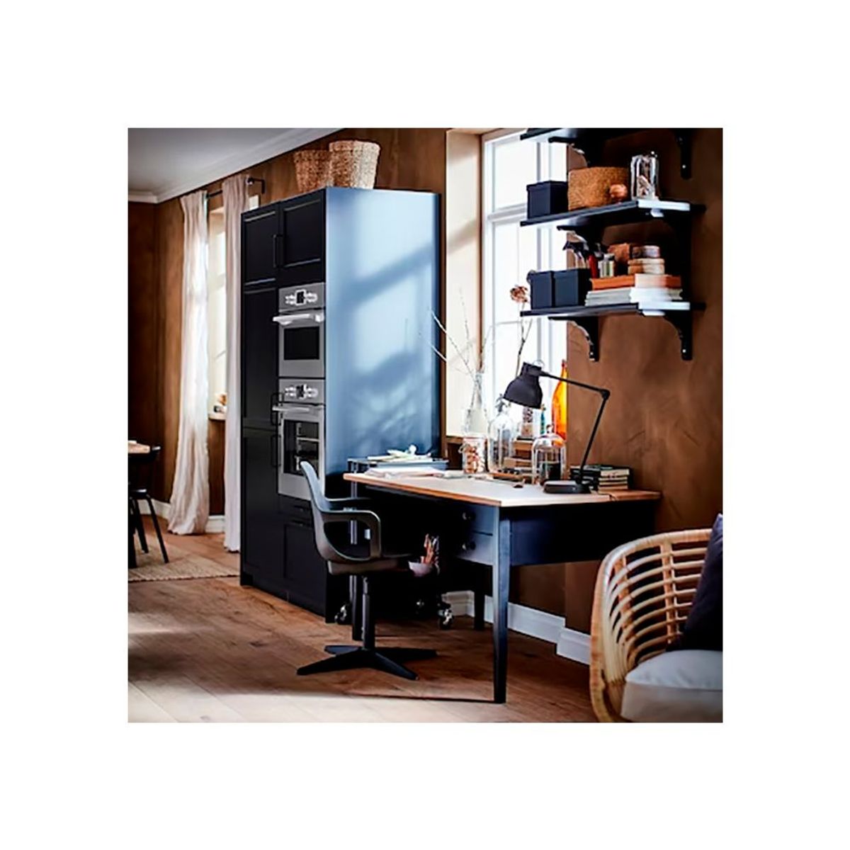 TU MESITA - Escritorio Minimalista Zyan Negro/Duna TU MESITA