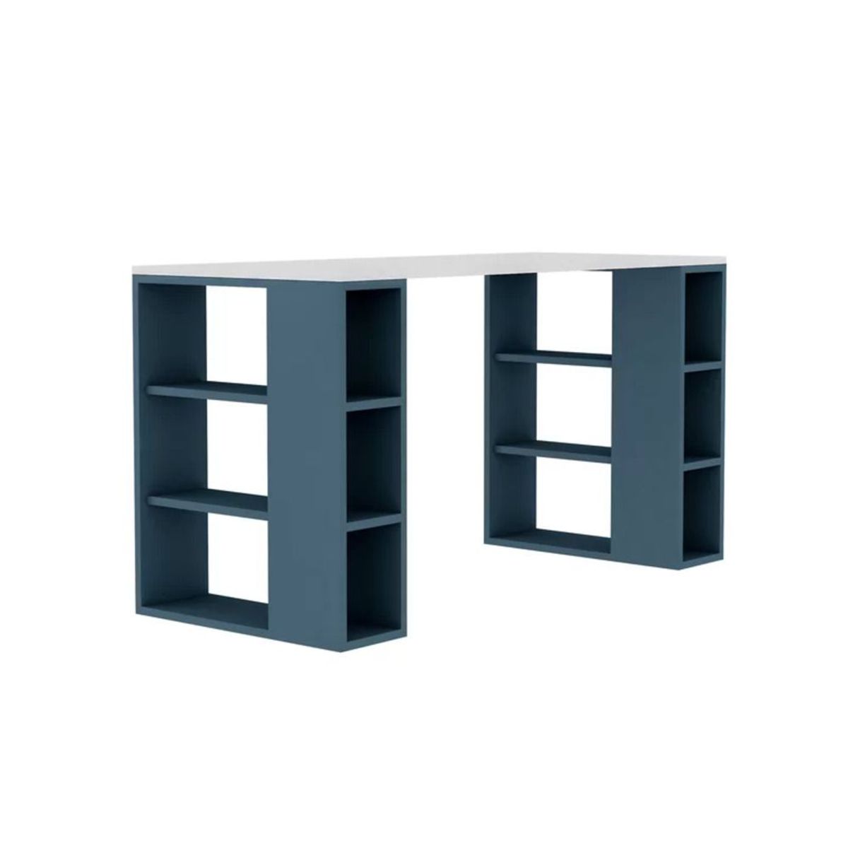 TU MESITA - Escritorio Moderno Futuna con Estantes TU MESITA