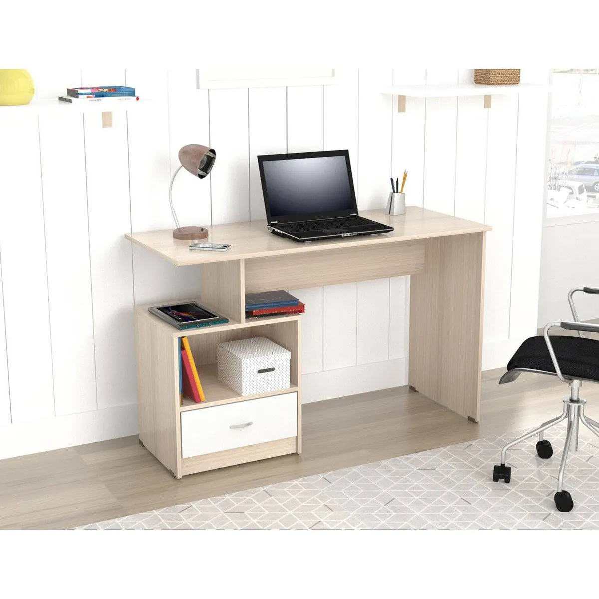 TU MESITA - Escritorio Moderno Muriel 1 Cajón TU MESITA