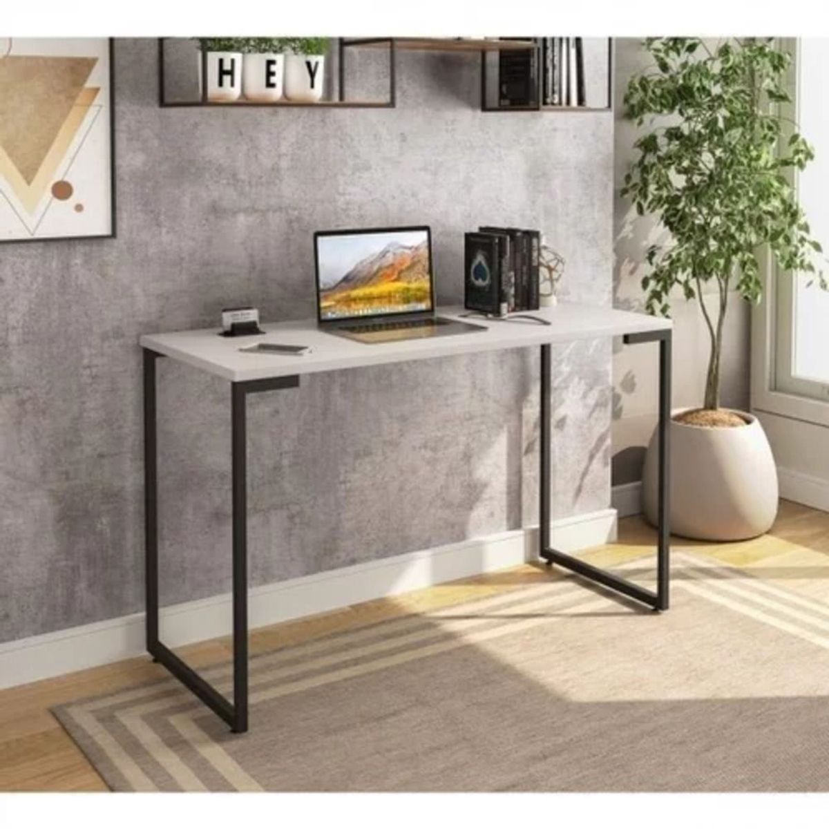 TU MESITA - Escritorio Minimalista aaron 120cm Blanco TU MESITA