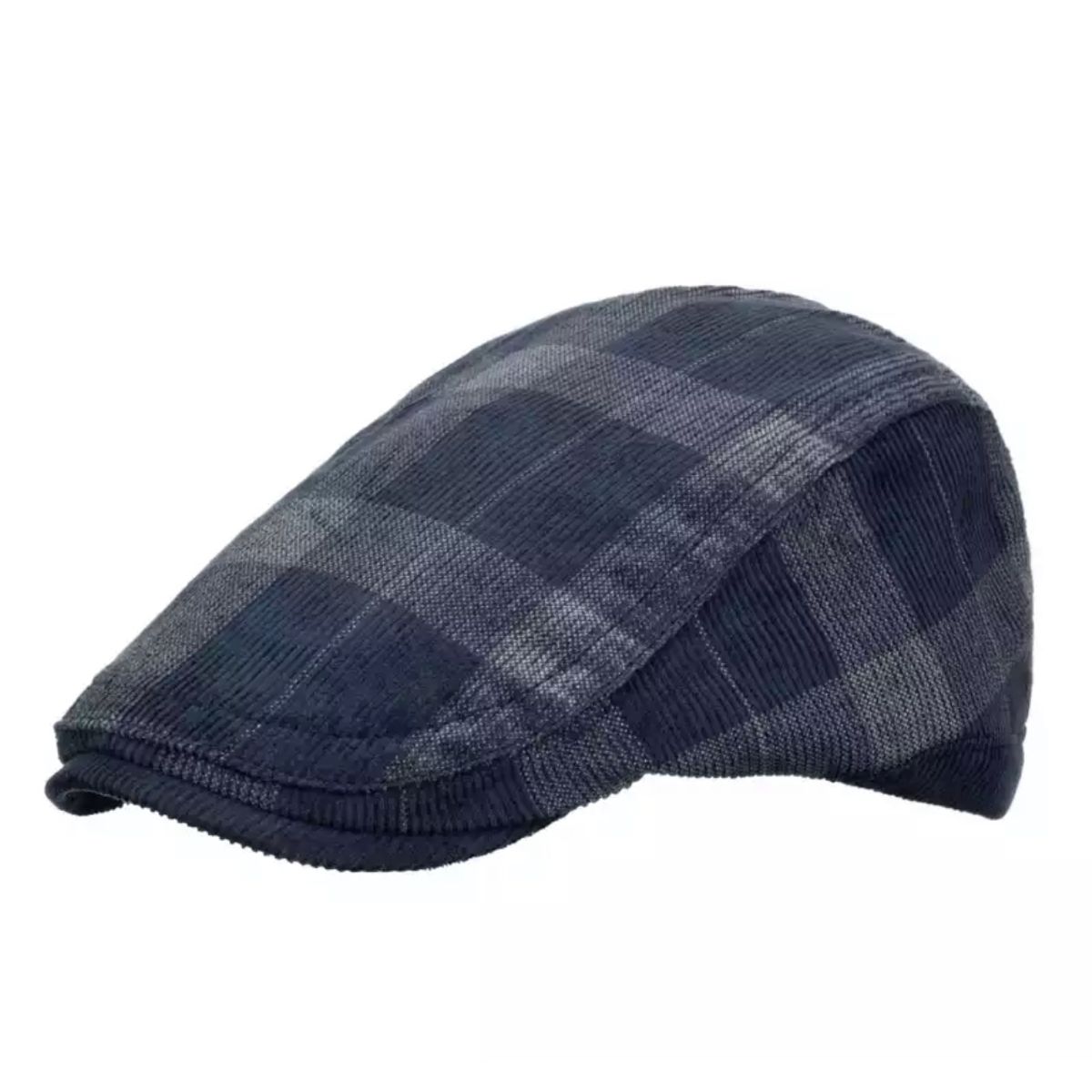 KAST PE - Boina gorra hombre corduroy fino modelo Josh - Azul