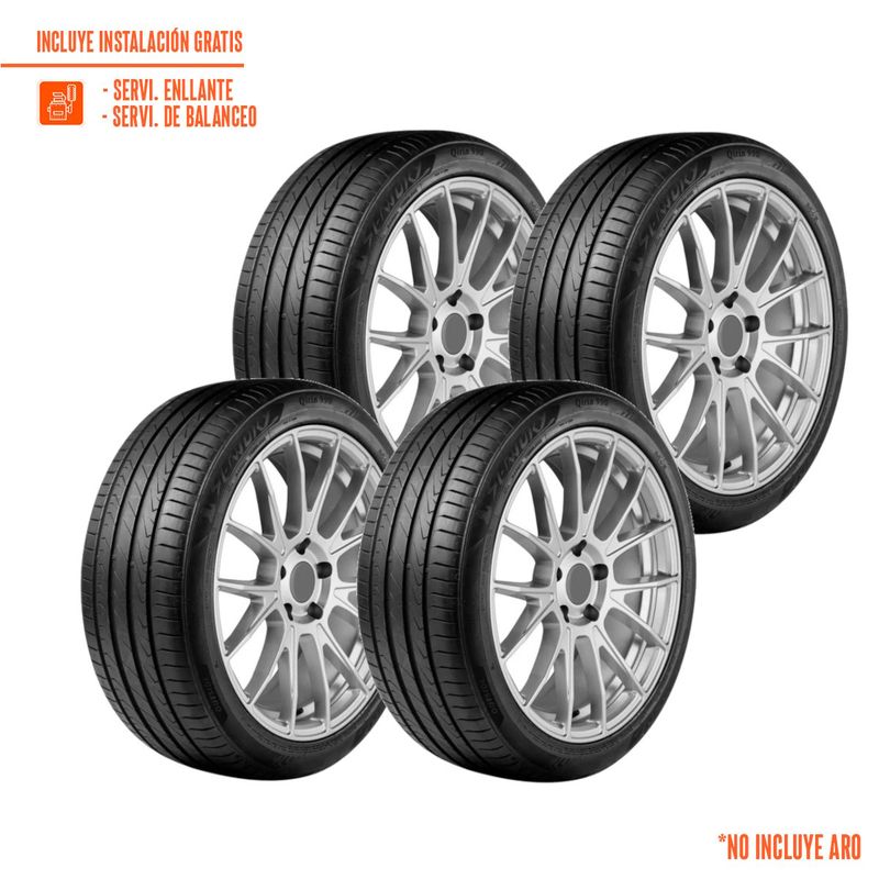 SENTURY - Pack de 4 Llantas 205/50R17 SENTURY QIRIN 990 93W