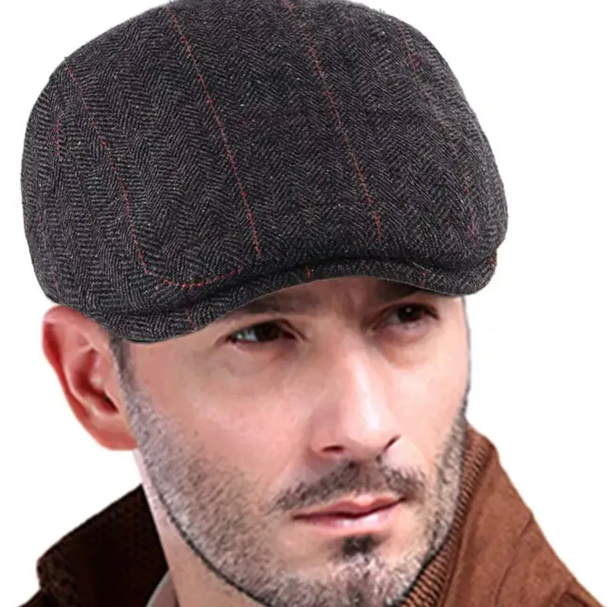 KAST PE - Boina hombre modelo Rayl con broche atras - Gris Oscuro