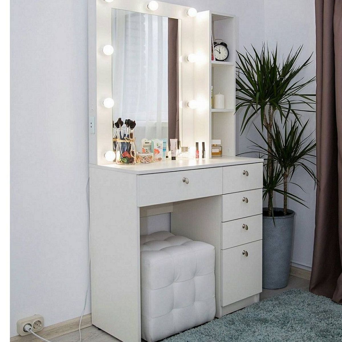 GENERICO - Kit de 10 Focos Luces Led para Espejo de Tocador Maquillaje