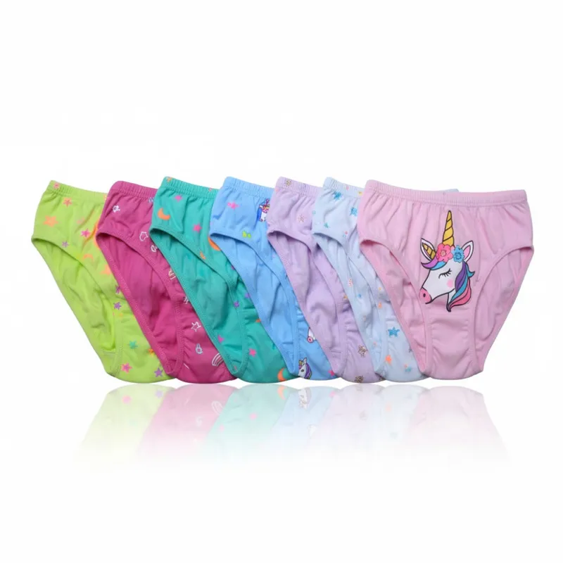 GENERICO - Trusas para Niñas c/est  Algodon Pyma  - 6 unidades