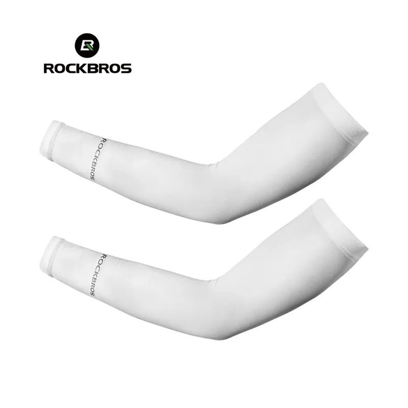 ROCKBROS - Manga Deportiva BLANCO Verano Rockbros Con Protección UV