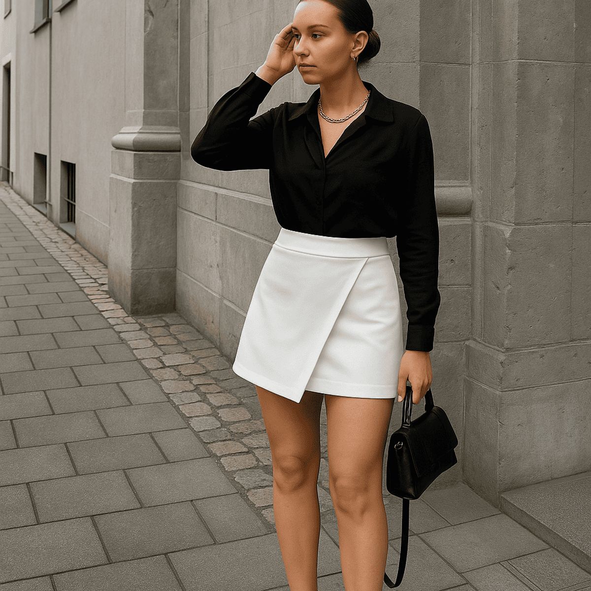 AMA OUTFITTERS - FALDA SHORT DE CATANIA CHIARA