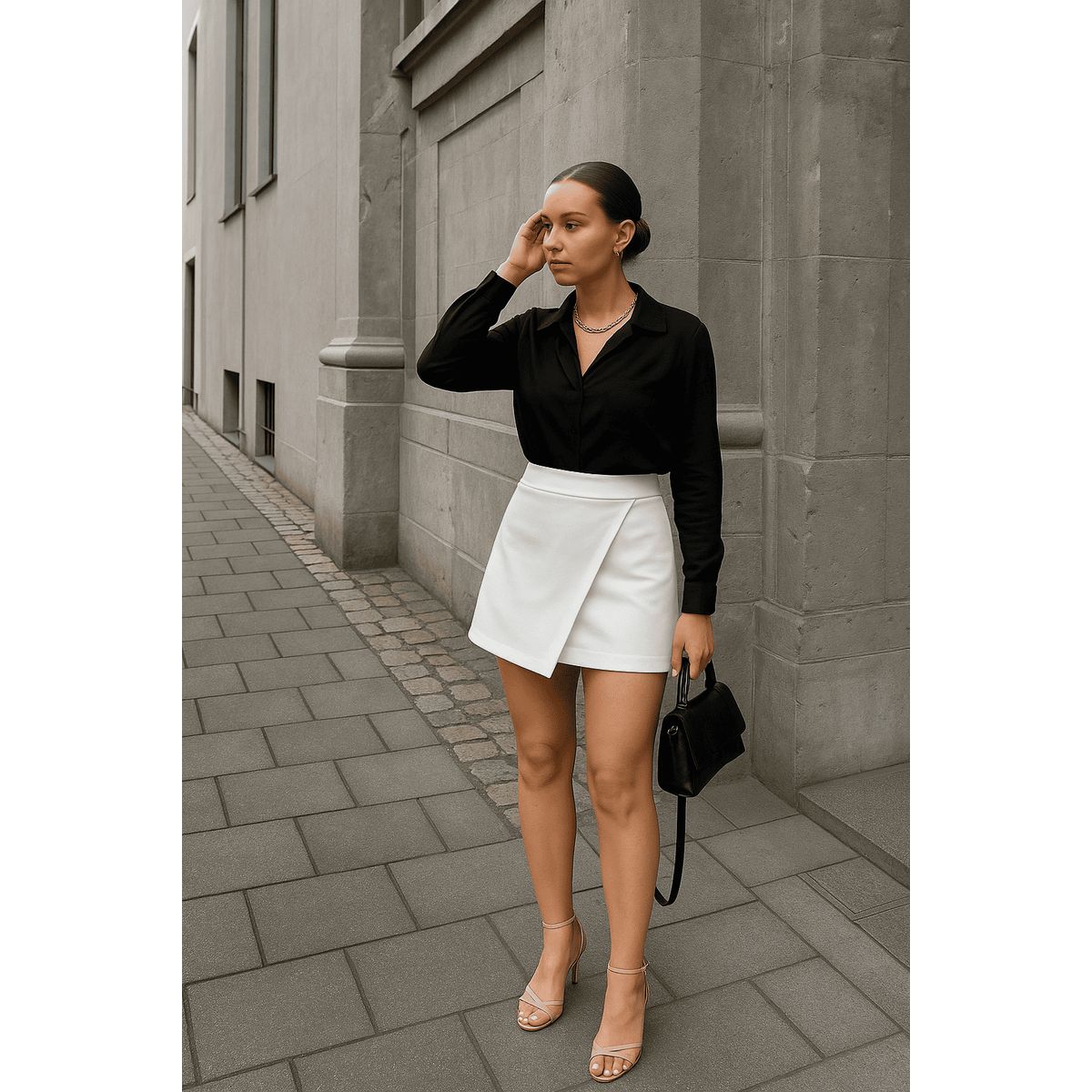 AMA OUTFITTERS - FALDA SHORT DE CATANIA CHIARA