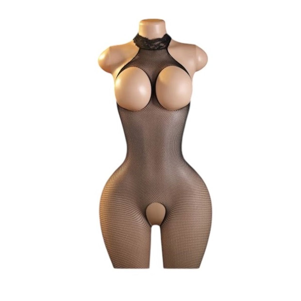 GENERICO - LENCERIA MALLA  CATSUIT