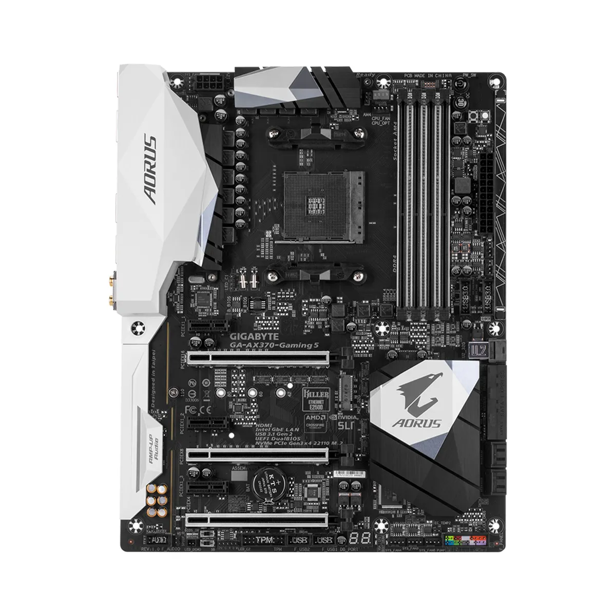 AORUS - PLACA AORUS GIGABYTE AX370 GAMING 5 AM4 AMD 64GB P/N:GA-AX370-GAMING 5