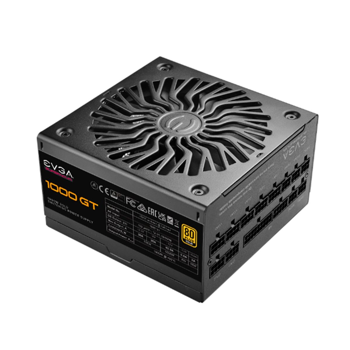 MALCREADO34458 - FUENTE DE PODER EVGA 1000GT SUPERNOVA 80 PLUS 1000W P/N:220-GT-1000-X1