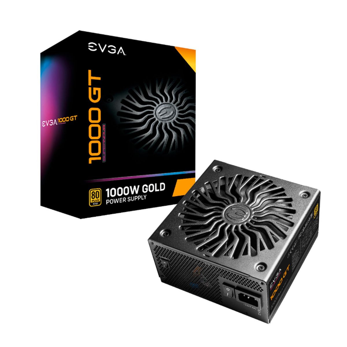 MALCREADO34458 - FUENTE DE PODER EVGA 1000GT SUPERNOVA 80 PLUS 1000W P/N:220-GT-1000-X1